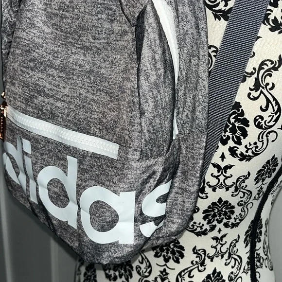 Adidas Mini Backpack with Rose Gold Zippers 💗✨ - Picture 3 of 4